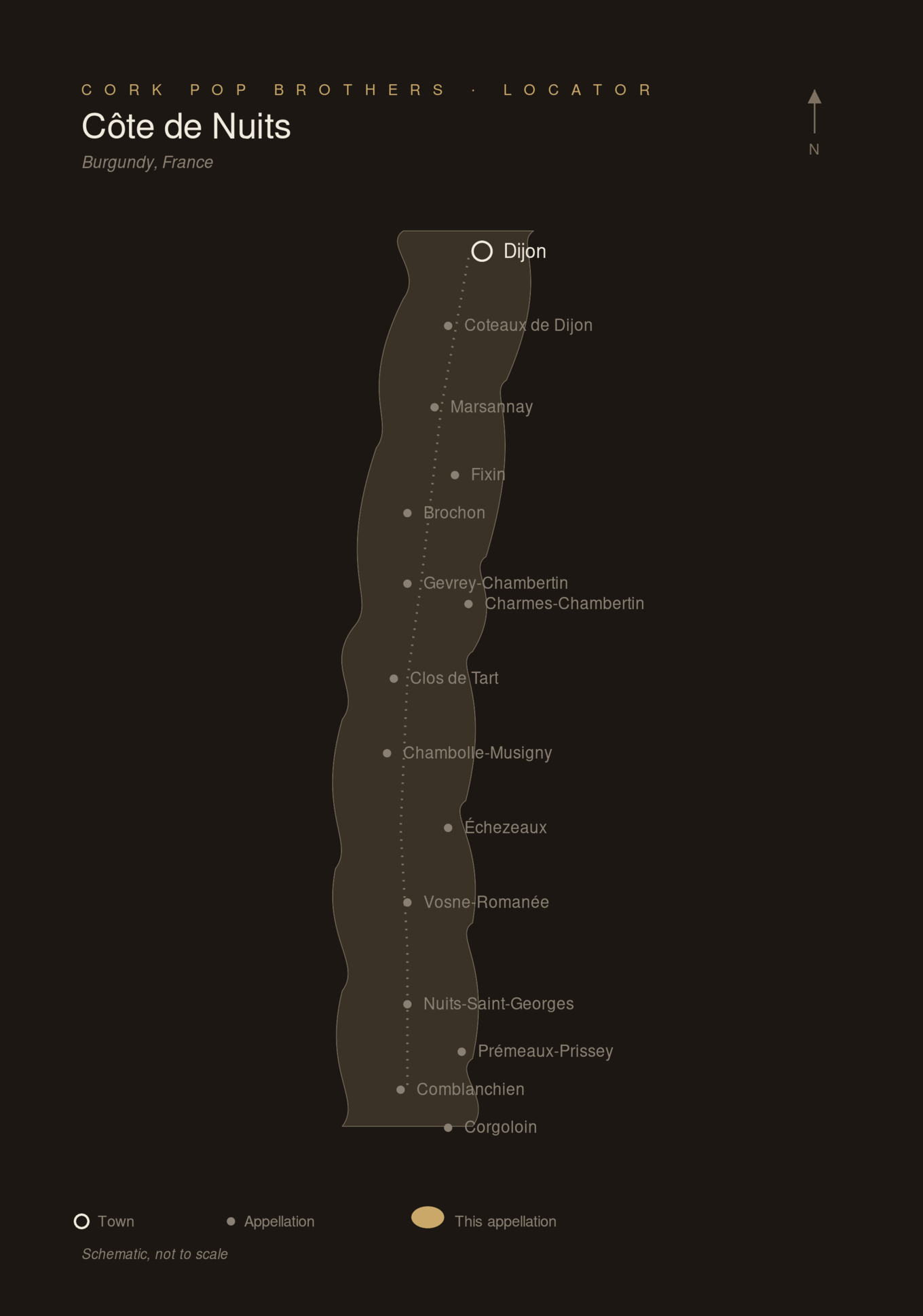Locator map — Marsannay, France