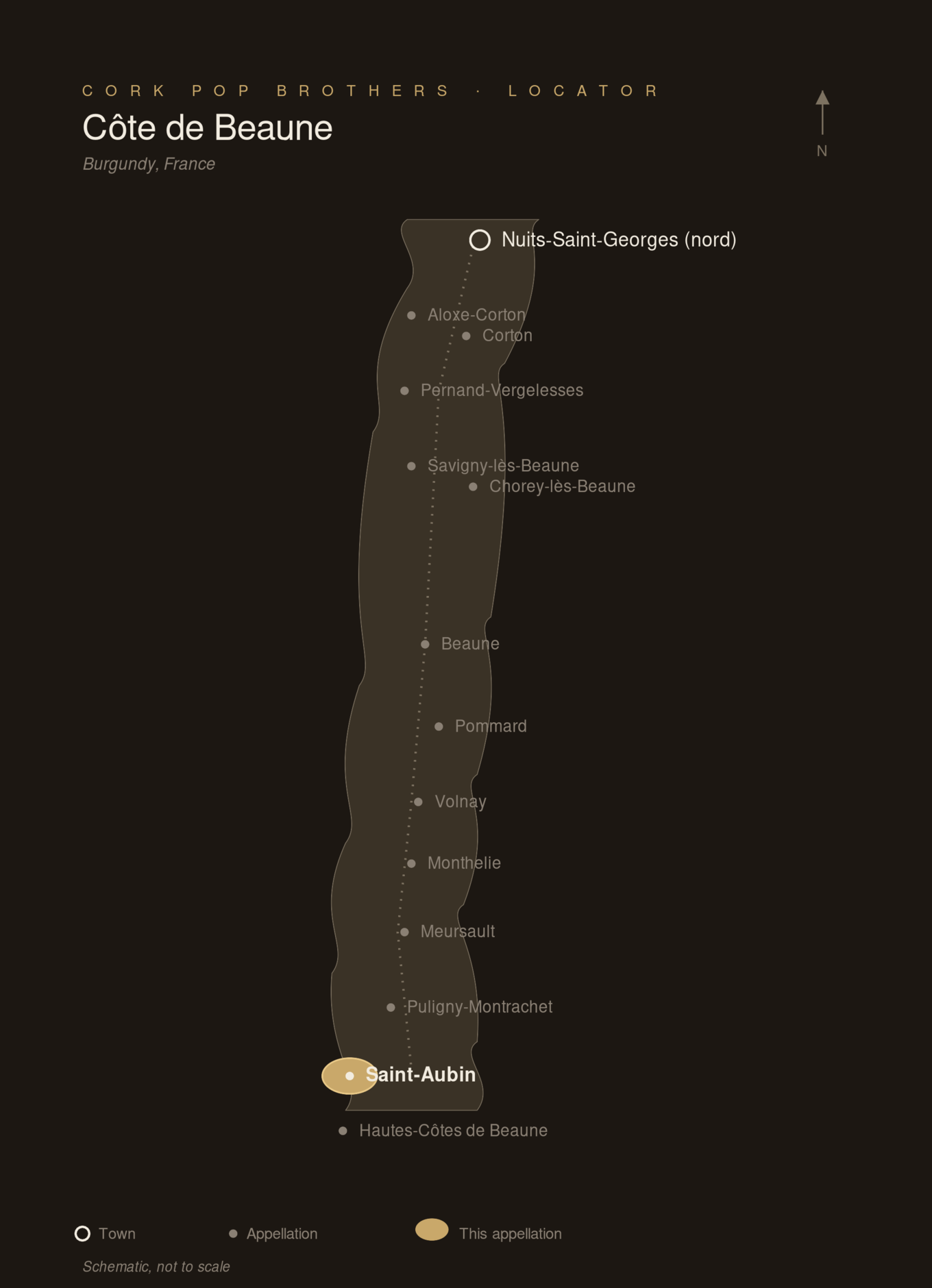 Locator map — Saint-Aubin, France