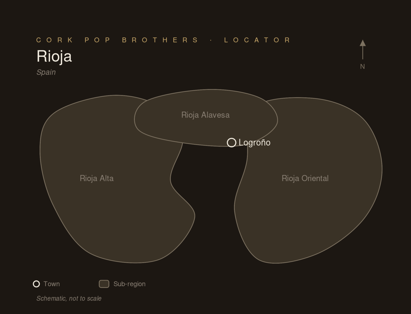 Locator map — Rioja Alavesa, Spain